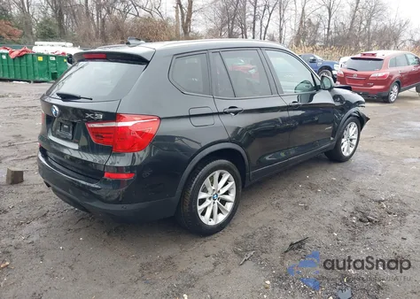2016 BMW X3 xDrive28I z USA, uszkodzony, nr VIN 5UXWX9C56G0D83732